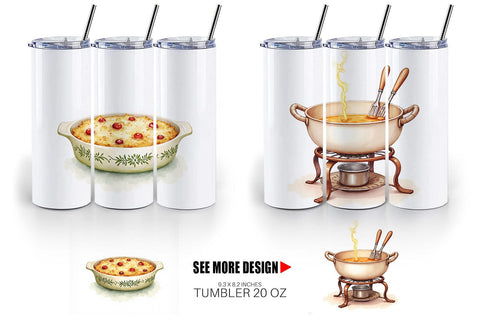 Tumbler Watercolor Retro Thanksgiving Prep Sublimation artnoy 