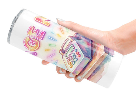 Tumbler Watercolor Sarcastic 90s Office Quotes Sublimation artnoy 