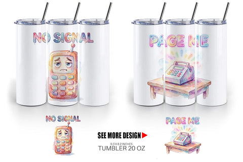 Tumbler Watercolor Sarcastic 90s Office Quotes Sublimation artnoy 