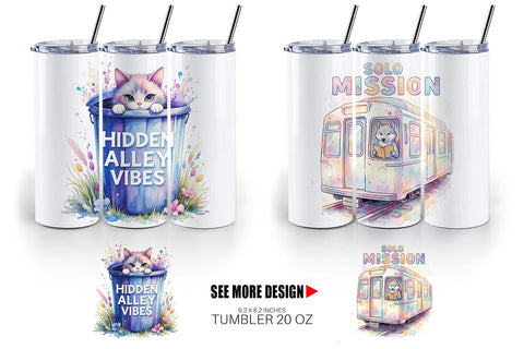 Tumbler Watercolor Sarcastic Introvert Quotes Sublimation artnoy 
