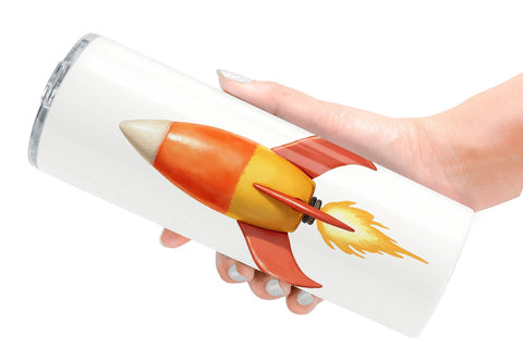 Tumbler Watercolor Spooky Space Cadets Sublimation artnoy 