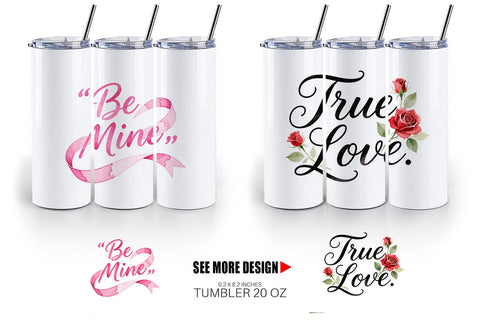 Tumbler Watercolor Sweetheart Quotes Sublimation artnoy 