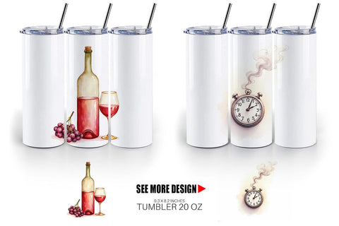 Tumbler Watercolor Thanksgiving Kitchen Chaos Sublimation artnoy 