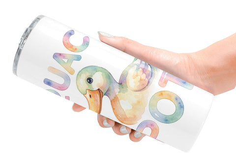 Tumbler Watercolor Wacky Barnyard Animal Quotes Sublimation artnoy 