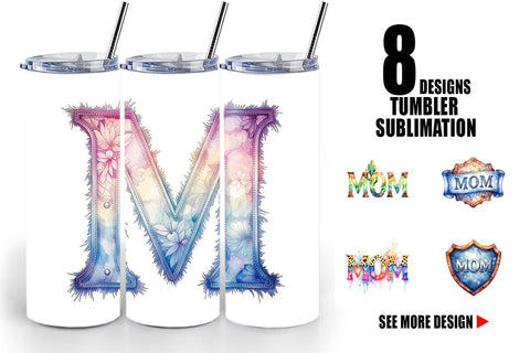 Tumbler Watercolor Western Mom Sublimation artnoy 