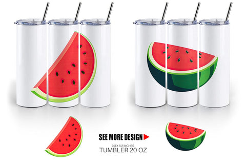 Tumbler Watermelon Sublimation artnoy 