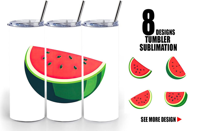 Tumbler Watermelon Sublimation artnoy 