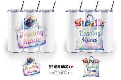 Tumbler Weekend Reading Quotes Sublimation artnoy 