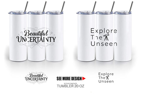 Tumbler Whimsical Journey Post Grad Quotes Sublimation artnoy 