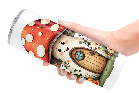 Tumbler Whimsical Woods Sublimation artnoy 