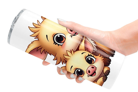 Tumbler Wild Boar Mother's Day Sublimation artnoy 