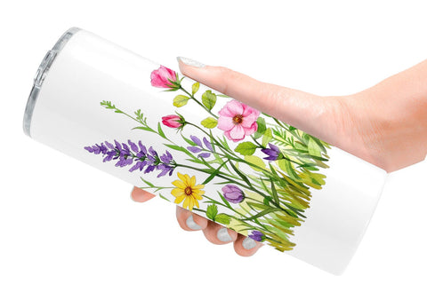 Tumbler Wildflower Drift Sublimation artnoy 