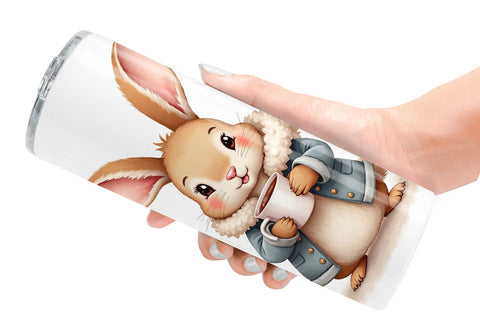 Tumbler Winter Animals Sublimation artnoy 