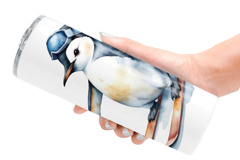 Tumbler Winter Penguins Sublimation artnoy 