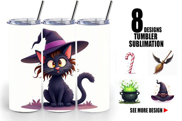 Tumbler Witch Elements Sublimation artnoy 