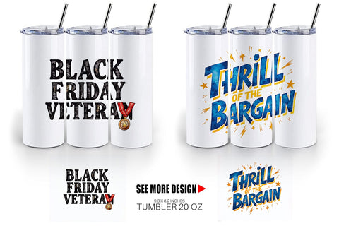 Tumbler Witty Bargain Hunter Sublimation artnoy 
