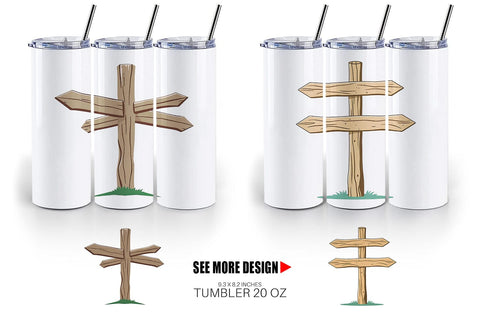 Tumbler Wooden Sign Sublimation artnoy 