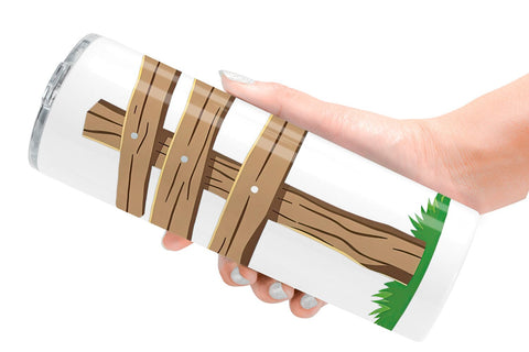 Tumbler Wooden Sign Sublimation artnoy 