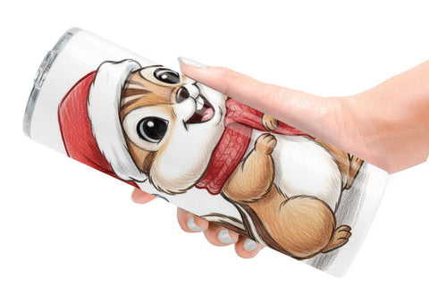 Tumbler Woodland Animals Sublimation artnoy 