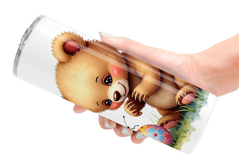 Tumbler Woodland Easter Friends Sublimation artnoy 