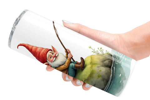 Tumbler Woodland Gnomes Sublimation artnoy 