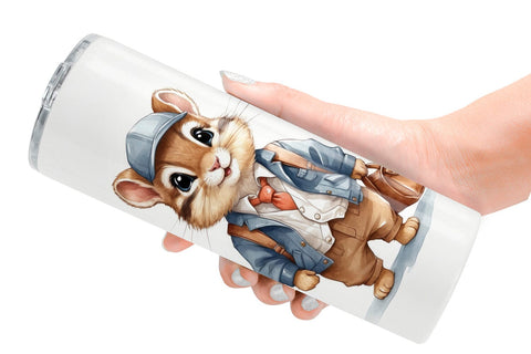 Tumbler Working Mouse Sublimation artnoy 