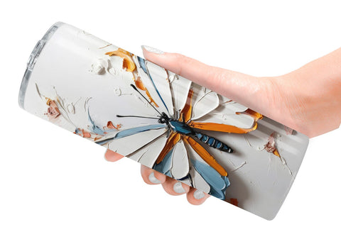 Tumbler Wrap 3D Butterfly Painting Sublimation artnoy 