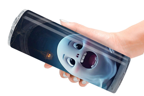 Tumbler Wrap 3D Cute Ghost Halloween Sublimation artnoy 