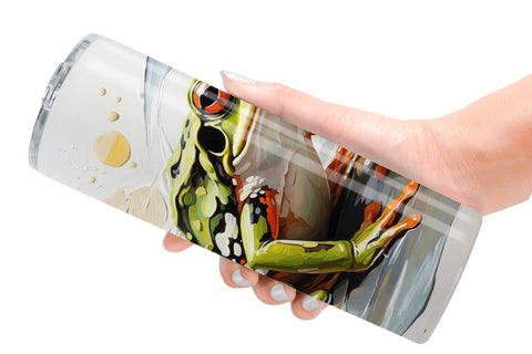 Tumbler Wrap 3D Frog Painting Sublimation artnoy 