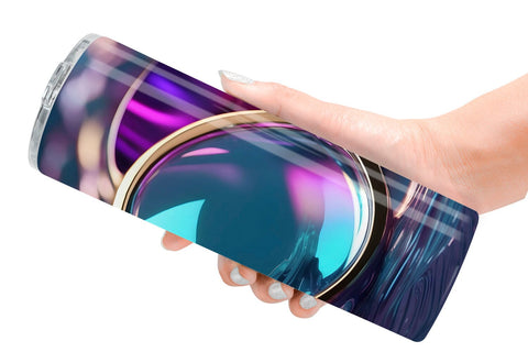 Tumbler Wrap 3D Holographic Shape Sublimation artnoy 