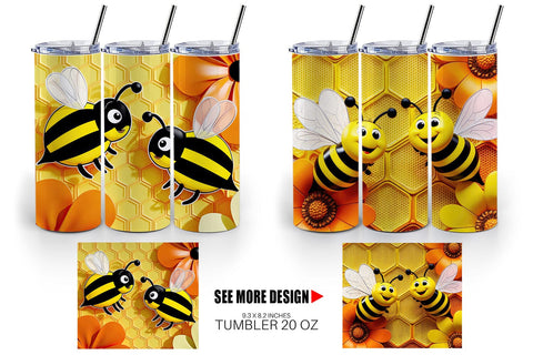 Tumbler Wrap 3D Honeycomb Sublimation artnoy 
