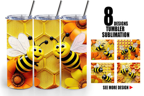 Tumbler Wrap 3D Honeycomb Sublimation artnoy 