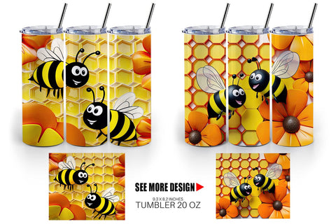 Tumbler Wrap 3D Honeycomb Sublimation artnoy 