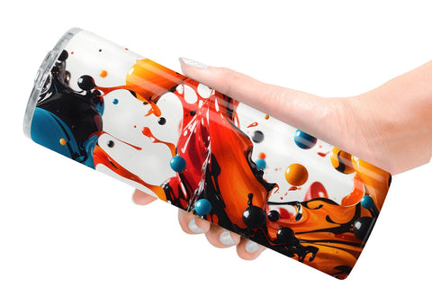 Tumbler Wrap 3D Ink Liquid Sublimation artnoy 