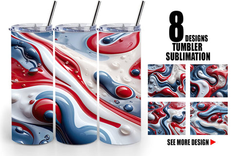 Tumbler Wrap 3D Liquid Sublimation artnoy 