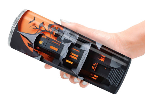 Tumbler Wrap 3D Paper Haunted House Sublimation artnoy 