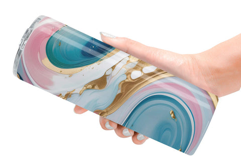 Tumbler Wrap Abstract Fluid Sublimation artnoy 