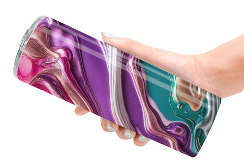 Tumbler Wrap Alcohol Ink Painting Sublimation artnoy 