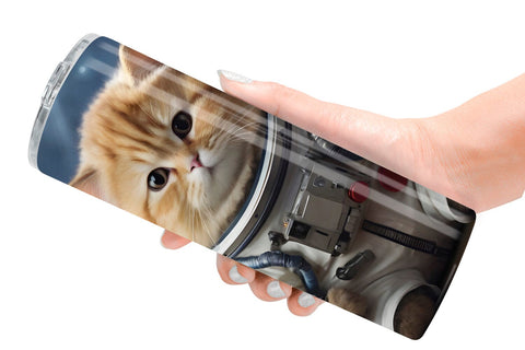 Tumbler Wrap Astronaut Cat Sublimation artnoy 