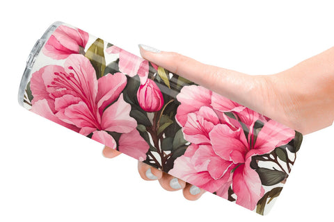 Tumbler Wrap Azalea Seamless Pattern Sublimation artnoy 