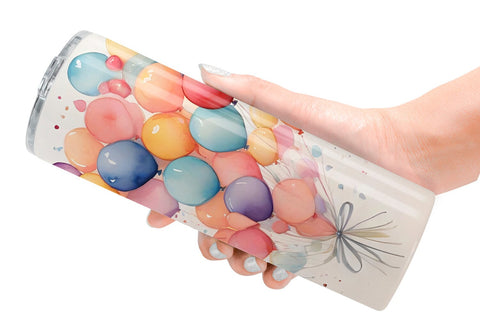 Tumbler Wrap Balloon Bouquet Sublimation artnoy 