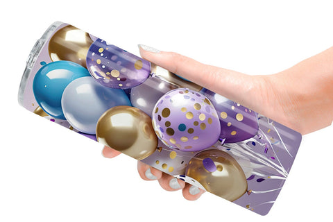Tumbler Wrap Balloons Sublimation artnoy 