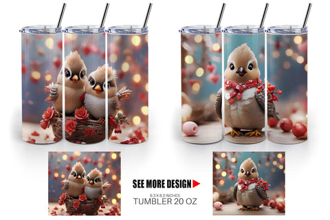 Tumbler Wrap Bird Bohemian Sublimation artnoy 