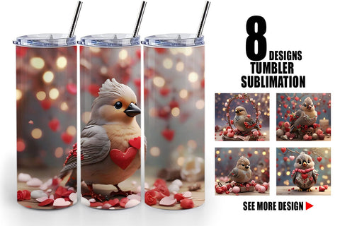 Tumbler Wrap Bird Bohemian Sublimation artnoy 