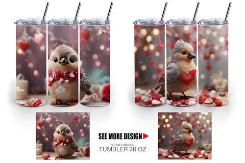 Tumbler Wrap Bird Bohemian Sublimation artnoy 