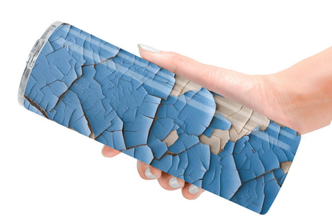 Tumbler Wrap Blue Peel Texture Sublimation artnoy 