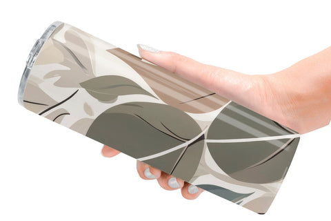 Tumbler Wrap Botanical Elements Pattern Sublimation artnoy 