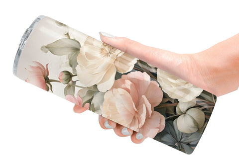 Tumbler Wrap Botanical Floral Sublimation artnoy 