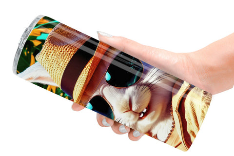 Tumbler Wrap Bunny in Summer Sublimation artnoy 
