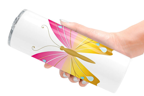 Tumbler Wrap Butterfly Sublimation artnoy 